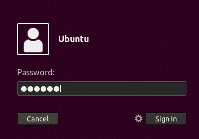 登录课程提供的 Ubuntu 18.04 虚拟机