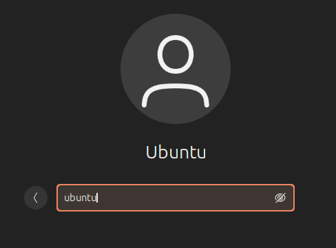 课程 Ubuntu 24.04 虚拟机登录界面